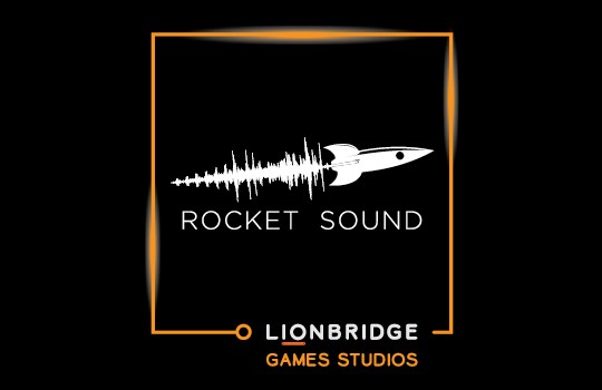 Rocket Sound, A Lionbridge Games Studio logo