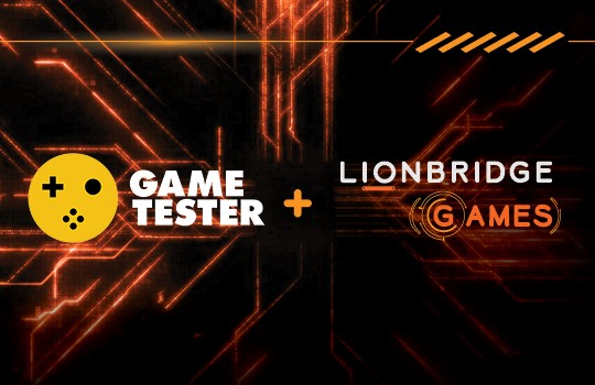 Game Tester + Lionbridge Games logo
