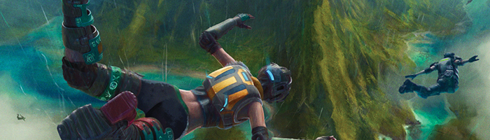 video game heroes skydiving