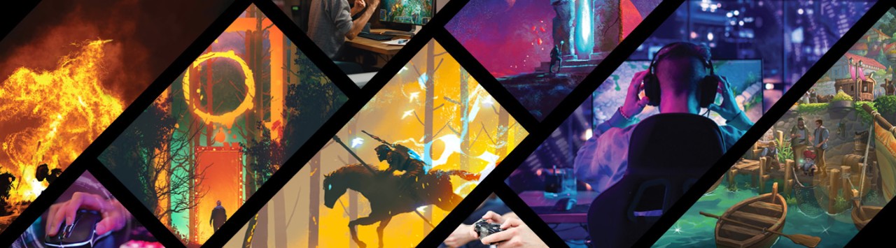 mosaïque d'images provenant de divers jeux vidéo