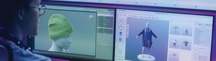 a game developer 3d modeling characters